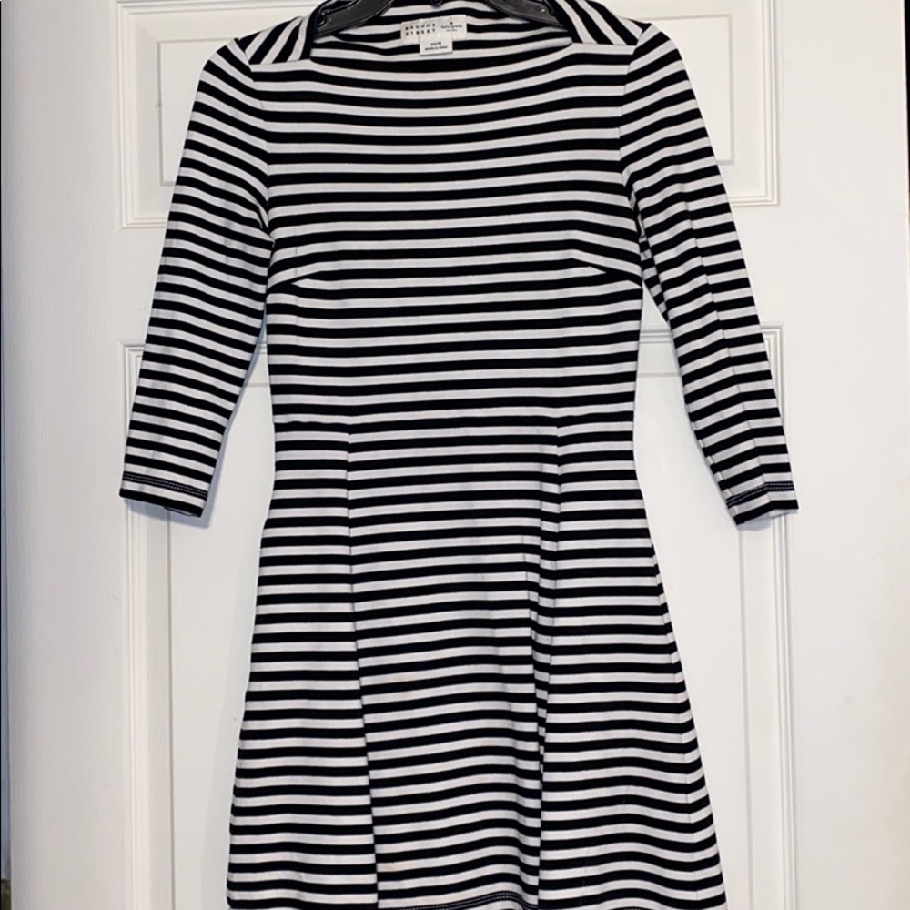 Black & White Striped Kate Spade Dress